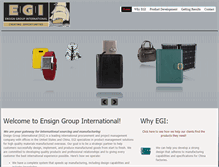 Tablet Screenshot of egintl.com